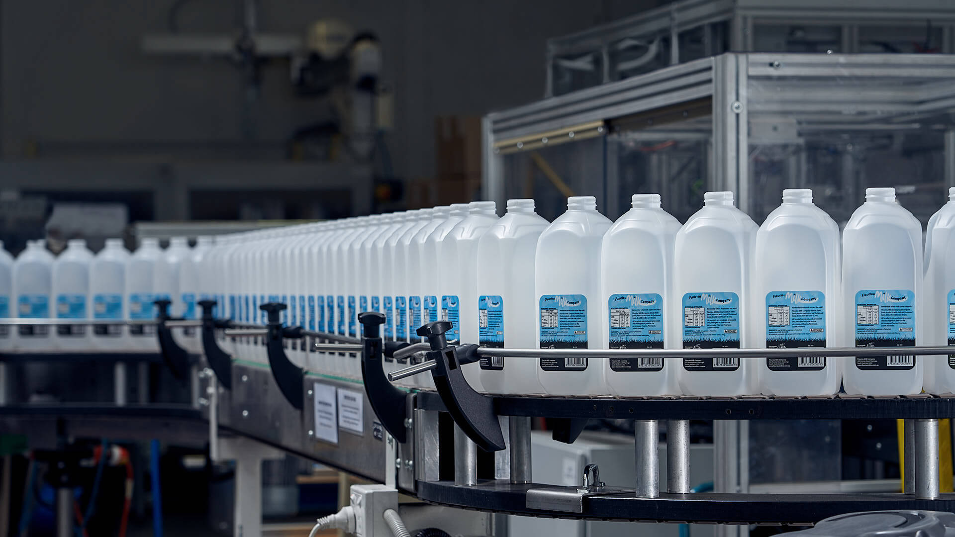 Milk and juice bottles